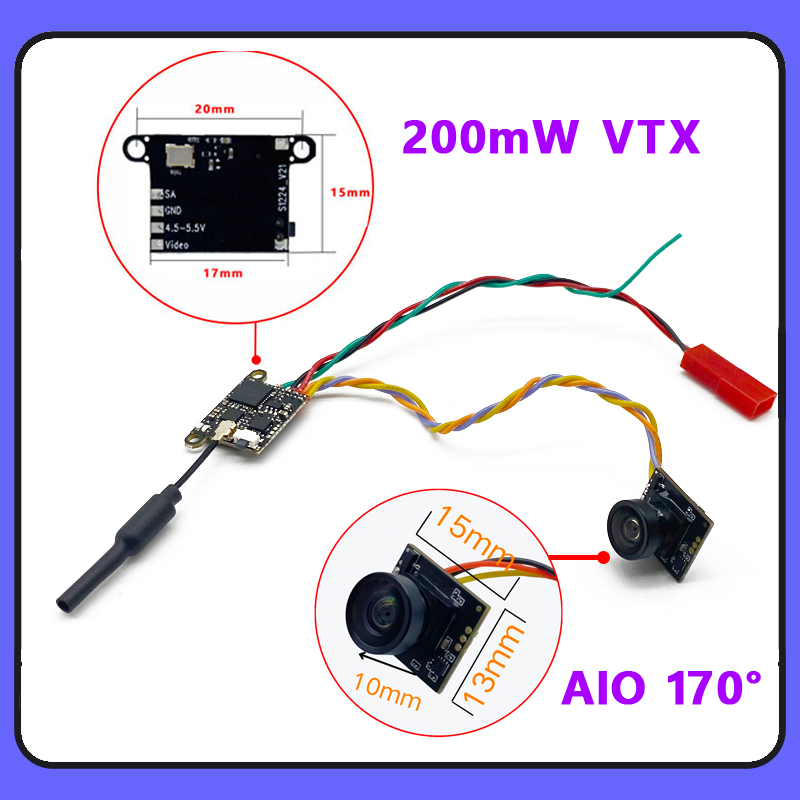 SLONWAKE 5.8G 1200TVL FPV Câme - Fpv Drone Vtx avaliação e preço